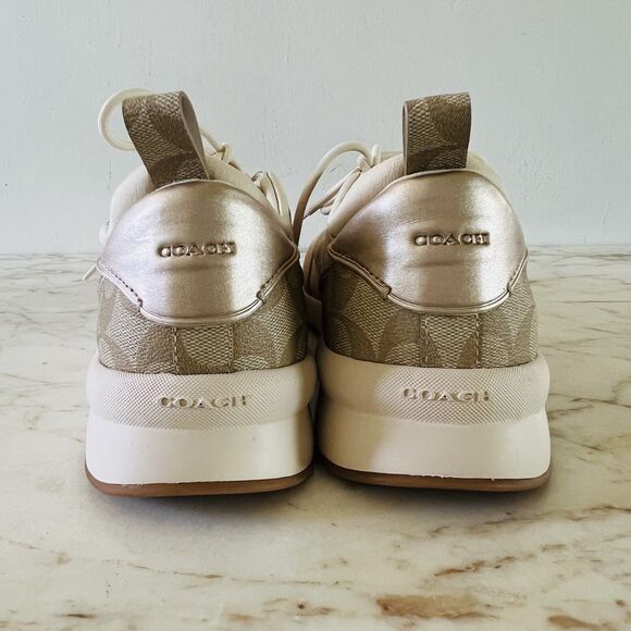 COACH Light Khaki Blush C147 Runner Sneakers - US 8 - Picture 7 of 8